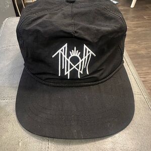 Sleep token Black Cap with White Embroidery